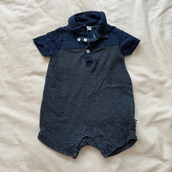 Bundle Boys Newborn 3M Smocked Outfit One Piece Super Soft Splendid Starting Out - Picture 2 of 7